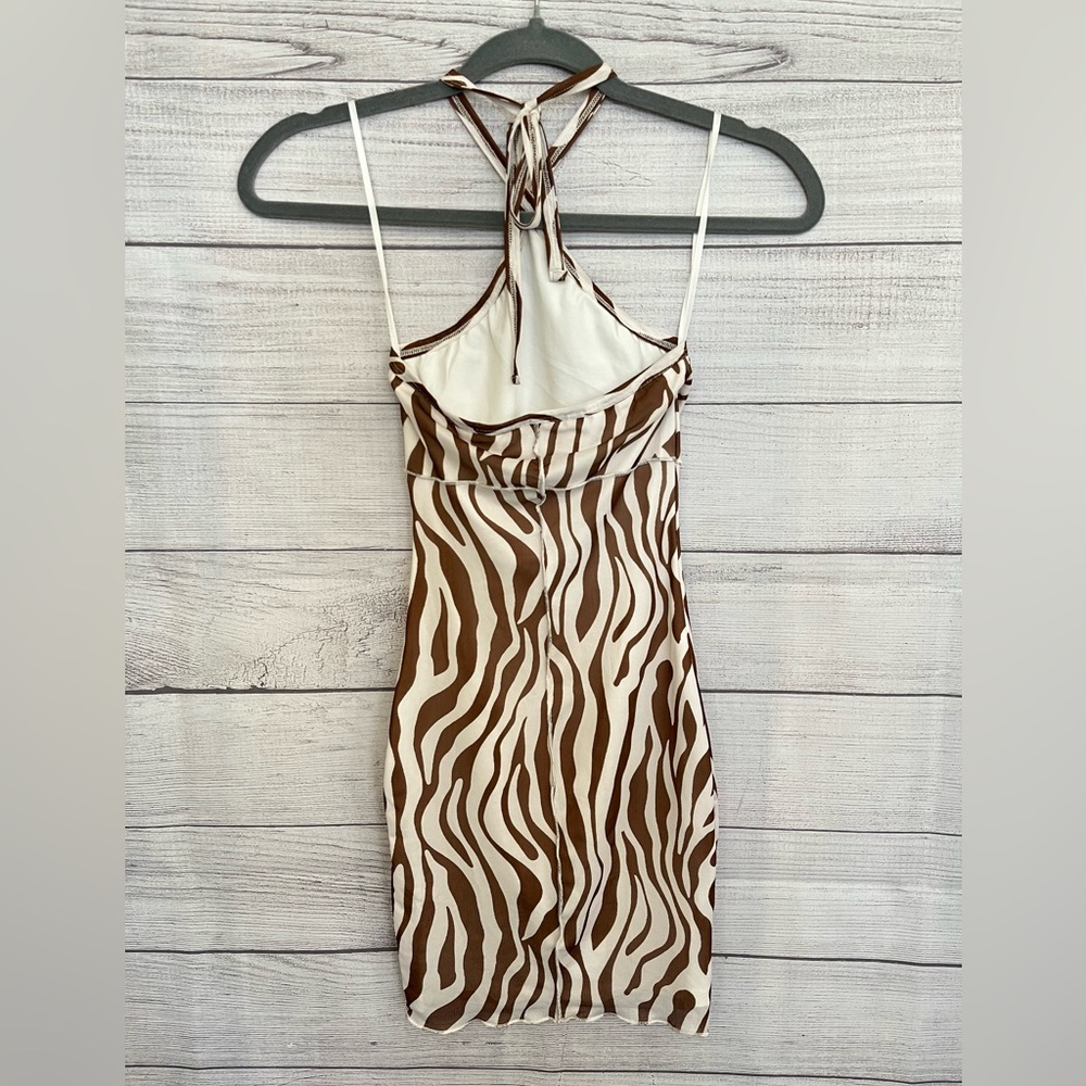 Princess Polly | NWOT Y2K Halter Can’t Be Tamed Mini Dress - Picture 5 of 7
